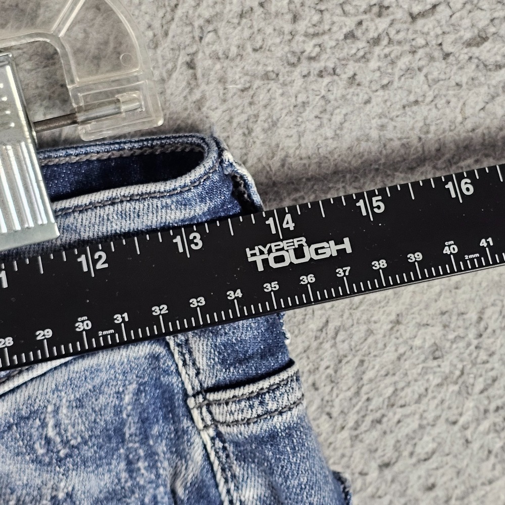 Judy Blue Jeans Women's 3/26 Denim Distressed Skinny Fit Button Fly JB82311LT - Picture 5 of 11